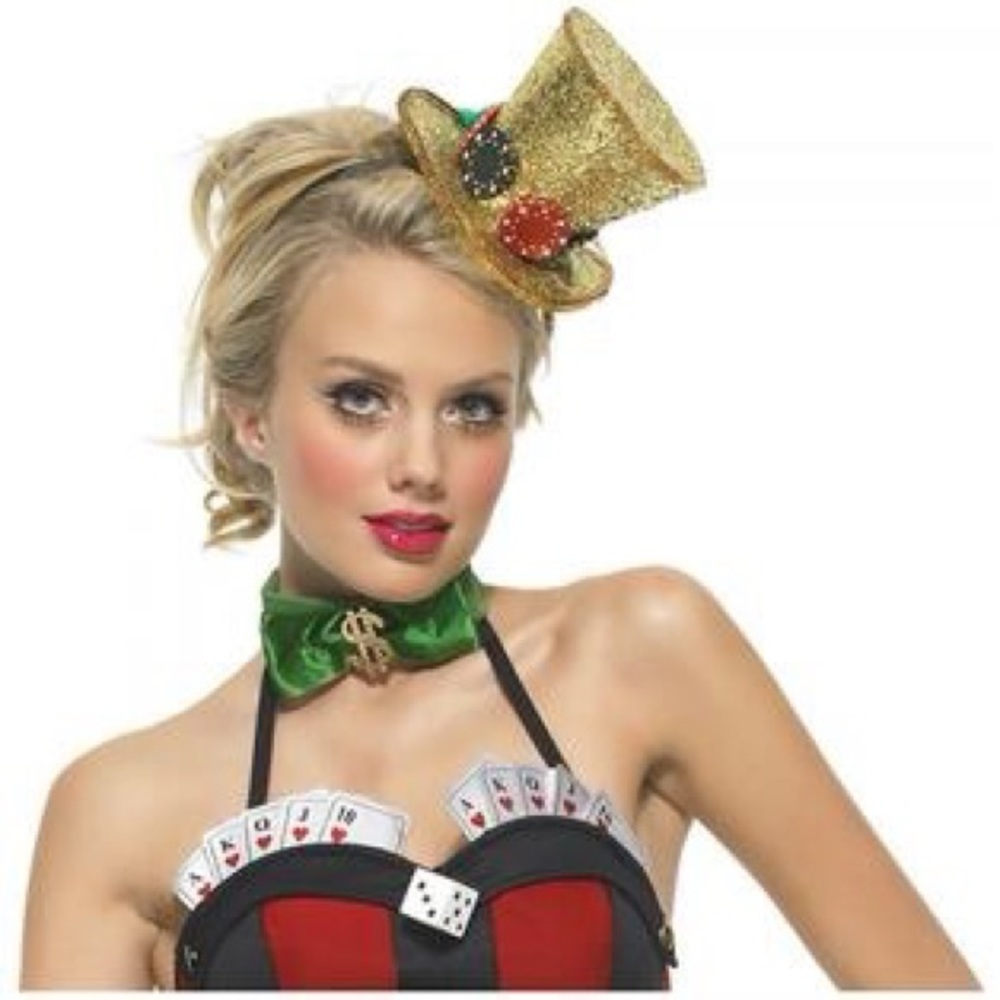COPY - NWT Lady Luck Poker Top Hat